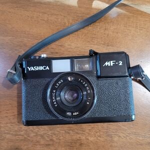 Yashica MF-2 Super 35mm F/3.8 Lens Camera Point And Shoot